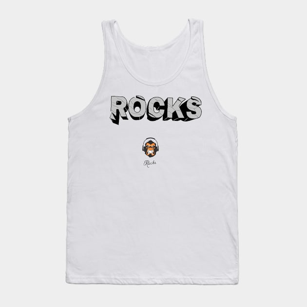 Rock design Tank Top by Halmoswi